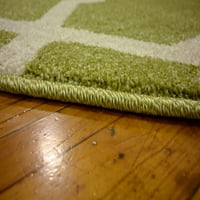 נול ייחודי סן אנטוניו טרליס שטיח או רץ גיאומטרי עכשווי