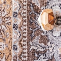 שטיחי אזור מסורתיים נול ייחודיים, אפור