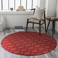 שטיח גרלנד ספרטה רגל שטיח שטיח עגול צ'ילי אדום