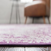נול ייחודי סופיה מלבני במצוקה מצוקה שטיחים מסורתיים, סגולים