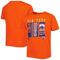 חולצת טריקו לוגו של נוער כתום ניו יורק
