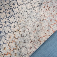 ייחודי נול סולאריס מלבני במצוקה מסורתית אזור שטיחים, רב צבע