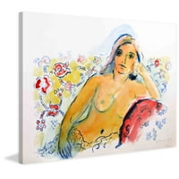 Marmont Hill - צבעי מים עירומים 11 מאת ווין אננסרוד דפוס ציור על בד עטוף