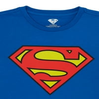 קומיקס בני סופרמן גרפי חולצה, גדלים 4-18