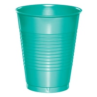 LAGOON TEAL OZ כוסות פלסטיק לאורחים
