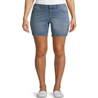 איגוד פולו איגוד הנשים במכנסיים קצרים בג'ינס אמצע הג'ינס, 7