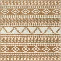 שטיח שטיח גיאומטרי מודרני ארוג היטב, 8 '10'