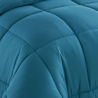 מיטת יוקרה של 7 חלקים בתיק למטה שמיכה אלטרנטיבית SETL, TWIN XL