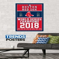 Trends International Sports Boston Red Poster כל כך לא ממוסגר, 22.37 34.00