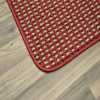 גרלנד שטיח צבעי ברבר ב. פנימה. שטיח מטבח צ ' ילי אדום