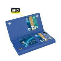 מארז ארנק RFID מקורי של iPhone ב- Ultramarine לשימוש עם Apple iPhone 6S 2-Pack