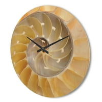 עיצוב 'שעון קיר עץ מודרני' מבודד 'מבודד'