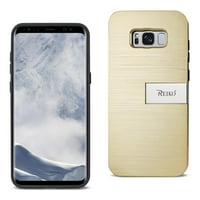 מארז טלפון של סמסונג עם Stand Samsung Galaxy S Sm Slim Armor Hybrid Case עם מחזיק כרטיסים ו- Kickstand